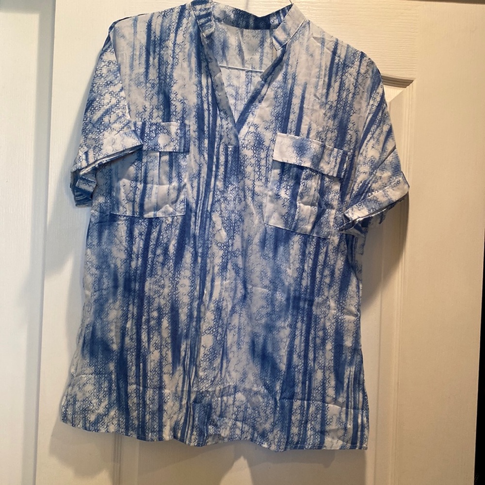 Women’s V-neck light blouse